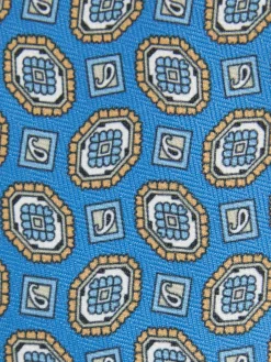 Alvaro Moreno Corbatas|Corbatas|CORBATA PRINTED Azul