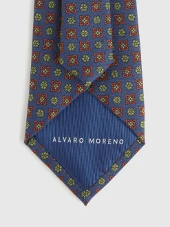 Alvaro Moreno Corbatas|Corbatas|CORBATA PRINTED Azul
