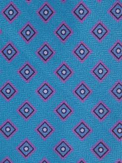 Alvaro Moreno Corbatas|Corbatas|CORBATA PRINTED Azul