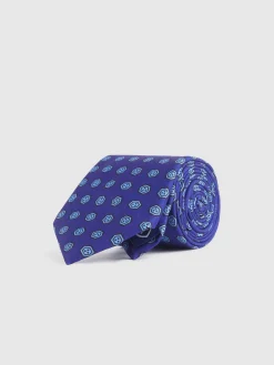 Alvaro Moreno Corbatas|Corbatas|CORBATA PRINTED Azul
