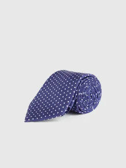 Alvaro Moreno Corbatas|Corbatas|CORBATA PRINTED Azul Marino