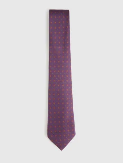 Alvaro Moreno Corbatas|Corbatas|CORBATA PRINTED Burdeos