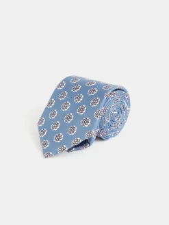 Alvaro Moreno Corbatas|Corbatas|CORBATA PRINTED Celeste