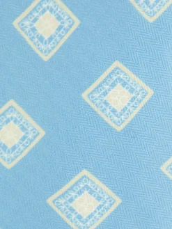 Alvaro Moreno Corbatas|Corbatas|CORBATA PRINTED Celeste