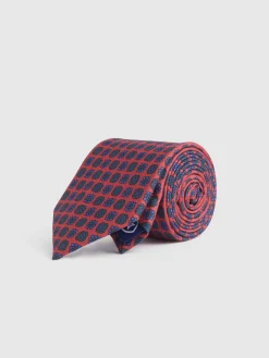 Alvaro Moreno Corbatas|Corbatas|CORBATA PRINTED Coral