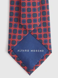 Alvaro Moreno Corbatas|Corbatas|CORBATA PRINTED Coral