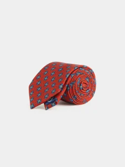 Alvaro Moreno Corbatas|Corbatas|CORBATA PRINTED Rojo