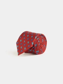 Alvaro Moreno Corbatas|Corbatas|CORBATA PRINTED Rojo