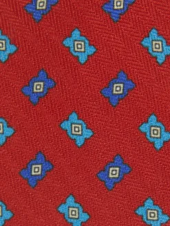 Alvaro Moreno Corbatas|Corbatas|CORBATA PRINTED Rojo