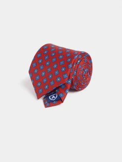 Alvaro Moreno Corbatas|Corbatas|CORBATA PRINTED Rojo