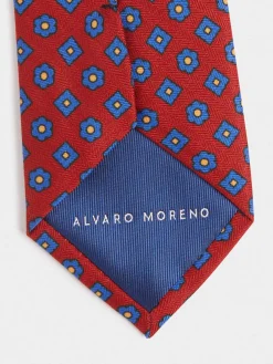 Alvaro Moreno Corbatas|Corbatas|CORBATA PRINTED Rojo