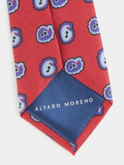 Alvaro Moreno Corbatas|Corbatas|CORBATA PRINTED Rojo