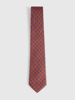 Alvaro Moreno Corbatas|Corbatas|CORBATA PRINTED Rojo