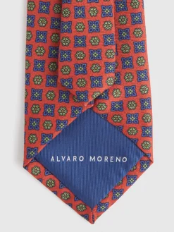 Alvaro Moreno Corbatas|Corbatas|CORBATA PRINTED Rojo