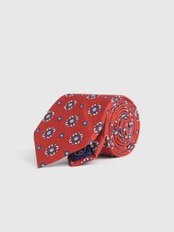 Alvaro Moreno Corbatas|Corbatas|CORBATA PRINTED Rojo