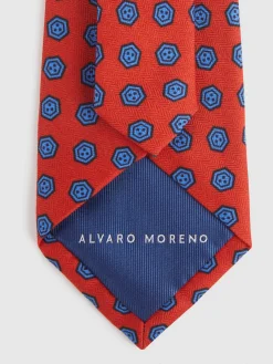 Alvaro Moreno Corbatas|Corbatas|CORBATA PRINTED Rojo