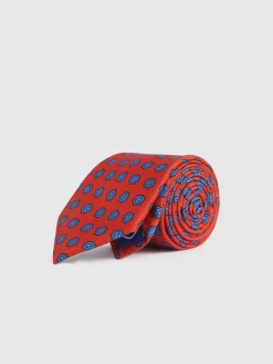 Alvaro Moreno Corbatas|Corbatas|CORBATA PRINTED Rojo
