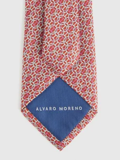 Alvaro Moreno Corbatas|Corbatas|CORBATA PRINTED Rojo