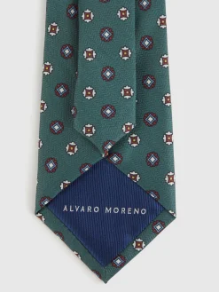 Alvaro Moreno Corbatas|Corbatas|CORBATA PRINTED Verde
