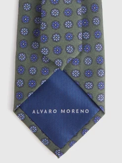 Alvaro Moreno Corbatas|Corbatas|CORBATA PRINTED Verde