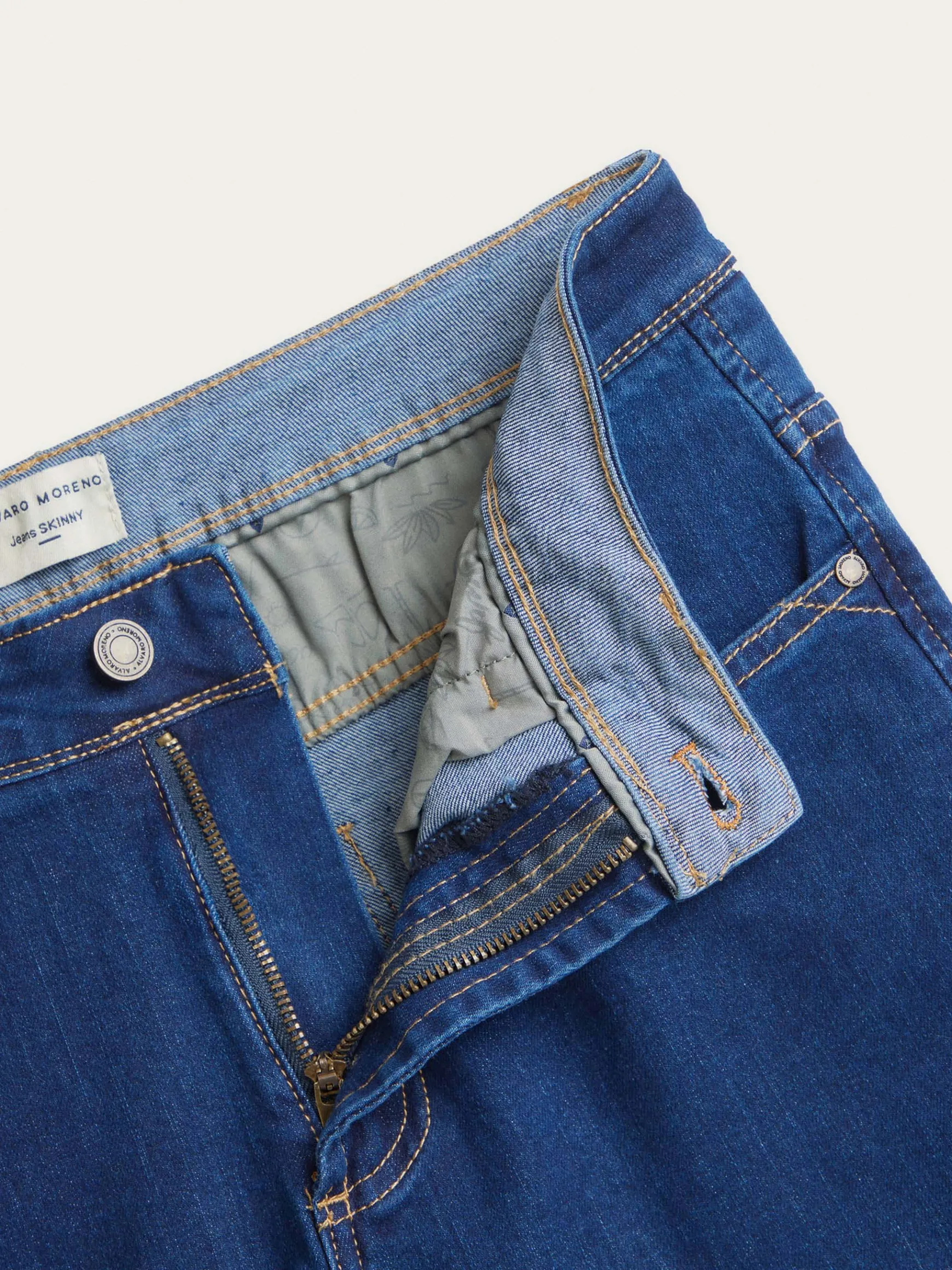 Alvaro Moreno Vaqueros|DENIM SKINNY Azul Marino