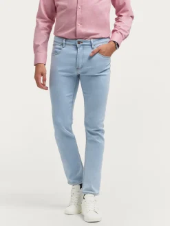 Alvaro Moreno Vaqueros|DENIM SLIM BASICO Celeste