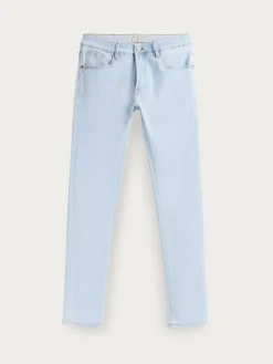 Alvaro Moreno Vaqueros|DENIM SLIM BASICO Celeste