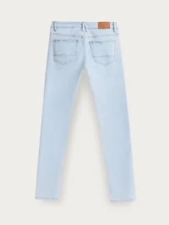 Alvaro Moreno Vaqueros|DENIM SLIM BASICO Celeste