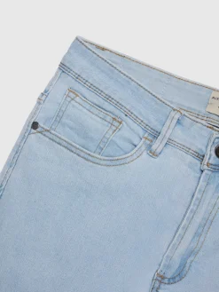 Alvaro Moreno Vaqueros|DENIM SLIM BASICO Celeste