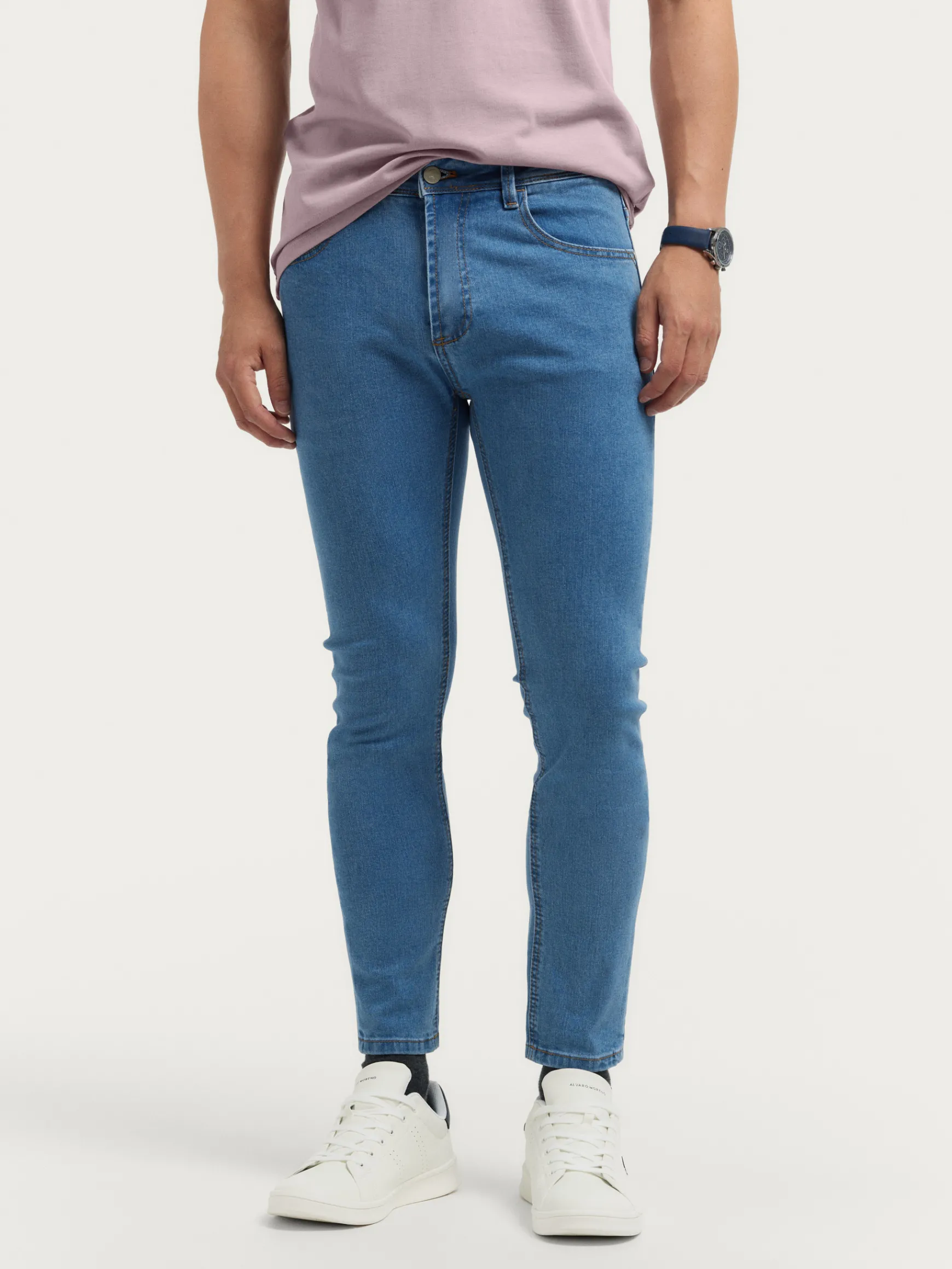 Alvaro Moreno Vaqueros|DENIM SUPER SKINNY Azul