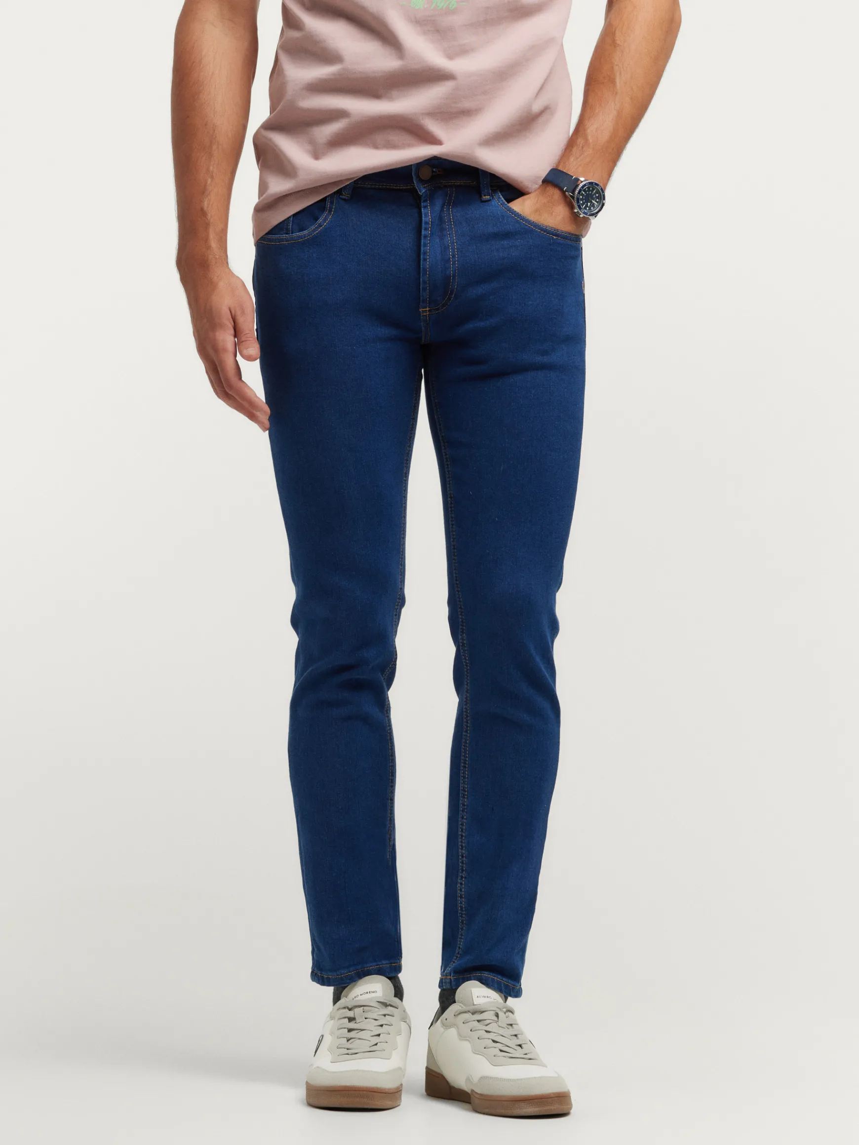 Alvaro Moreno Vaqueros|DENIM SUPER SKINNY Azul Marino