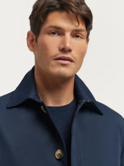 Alvaro Moreno Cazadoras Y Parkas|GABARDINA FELDMAN Azul Marino