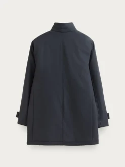 Alvaro Moreno Cazadoras Y Parkas|GABARDINA GELMAN Azul Marino