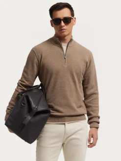 Alvaro Moreno Jerséis|JERSEY CREMALLERA Beige