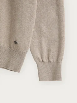 Alvaro Moreno Jerséis|JERSEY ROLL COLLAR Beige