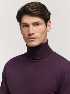 Alvaro Moreno Jerséis|JERSEY ROLL COLLAR BURDEOS VIN