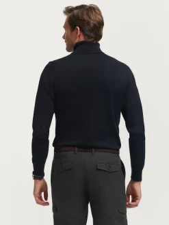 Alvaro Moreno Jerséis|JERSEY ROLL COLLAR Negro