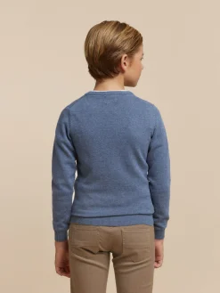 Alvaro Moreno Jerséis|JERSEY ROUND NECK KIDS Azul