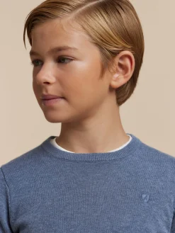 Alvaro Moreno Jerséis|JERSEY ROUND NECK KIDS Azul