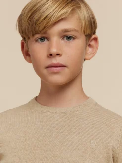 Alvaro Moreno Jerséis|JERSEY ROUND NECK KIDS Camel