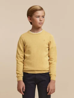 Alvaro Moreno Jerséis|JERSEY ROUND NECK KIDS Mostaza