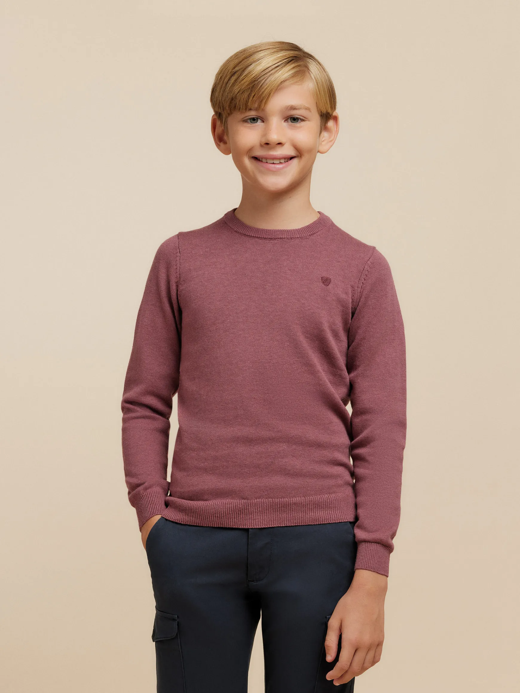 Alvaro Moreno Jerséis|JERSEY ROUND NECK KIDS Violeta
