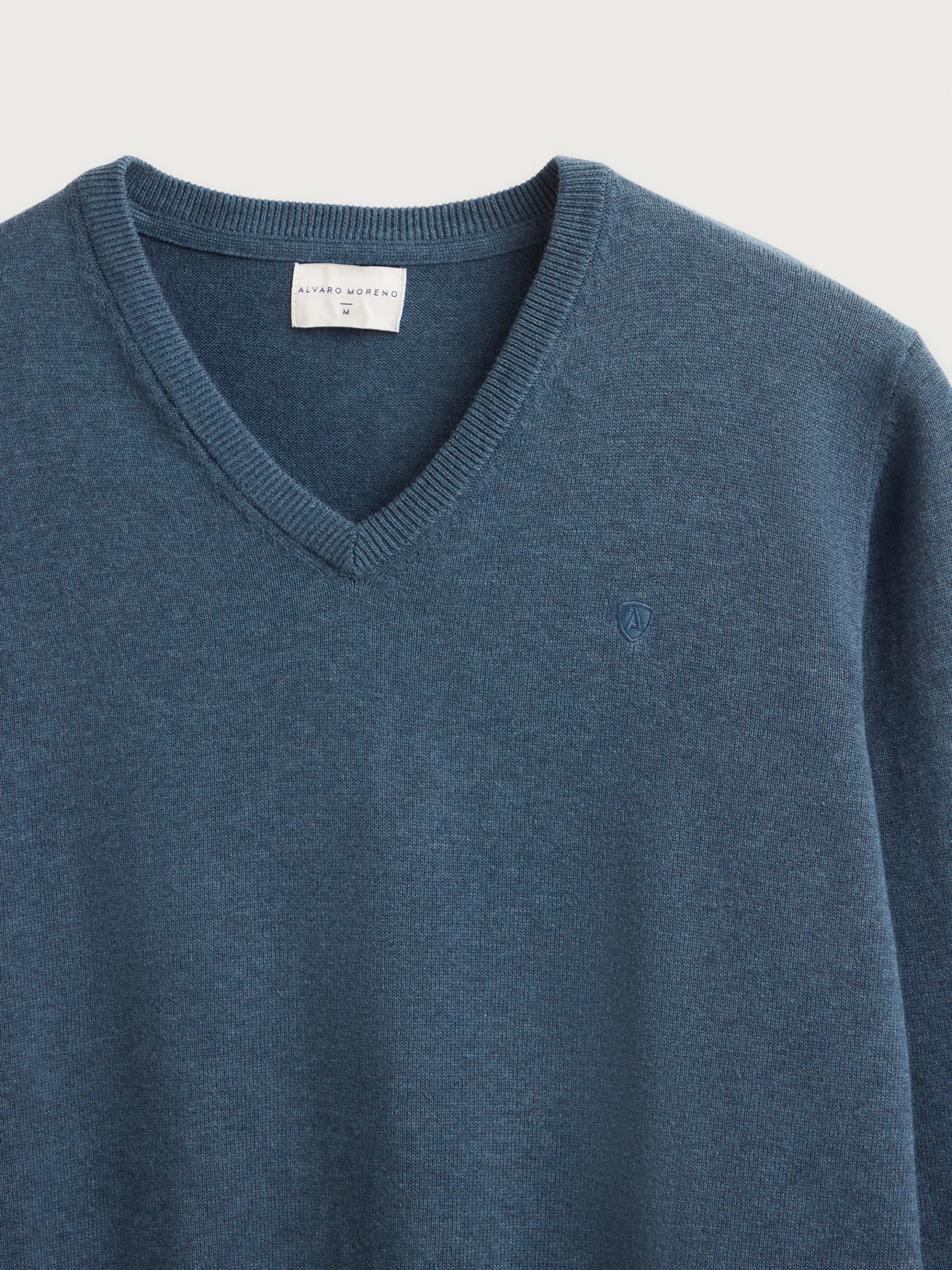 Alvaro Moreno Jerséis|JERSEY V-NECK TRENDY Azul