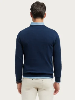 Alvaro Moreno Jerséis|JERSEY V-NECK TRENDY Azul Marino
