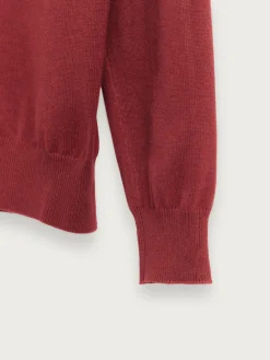 Alvaro Moreno Jerséis|JERSEY V-NECK TRENDY Burdeos