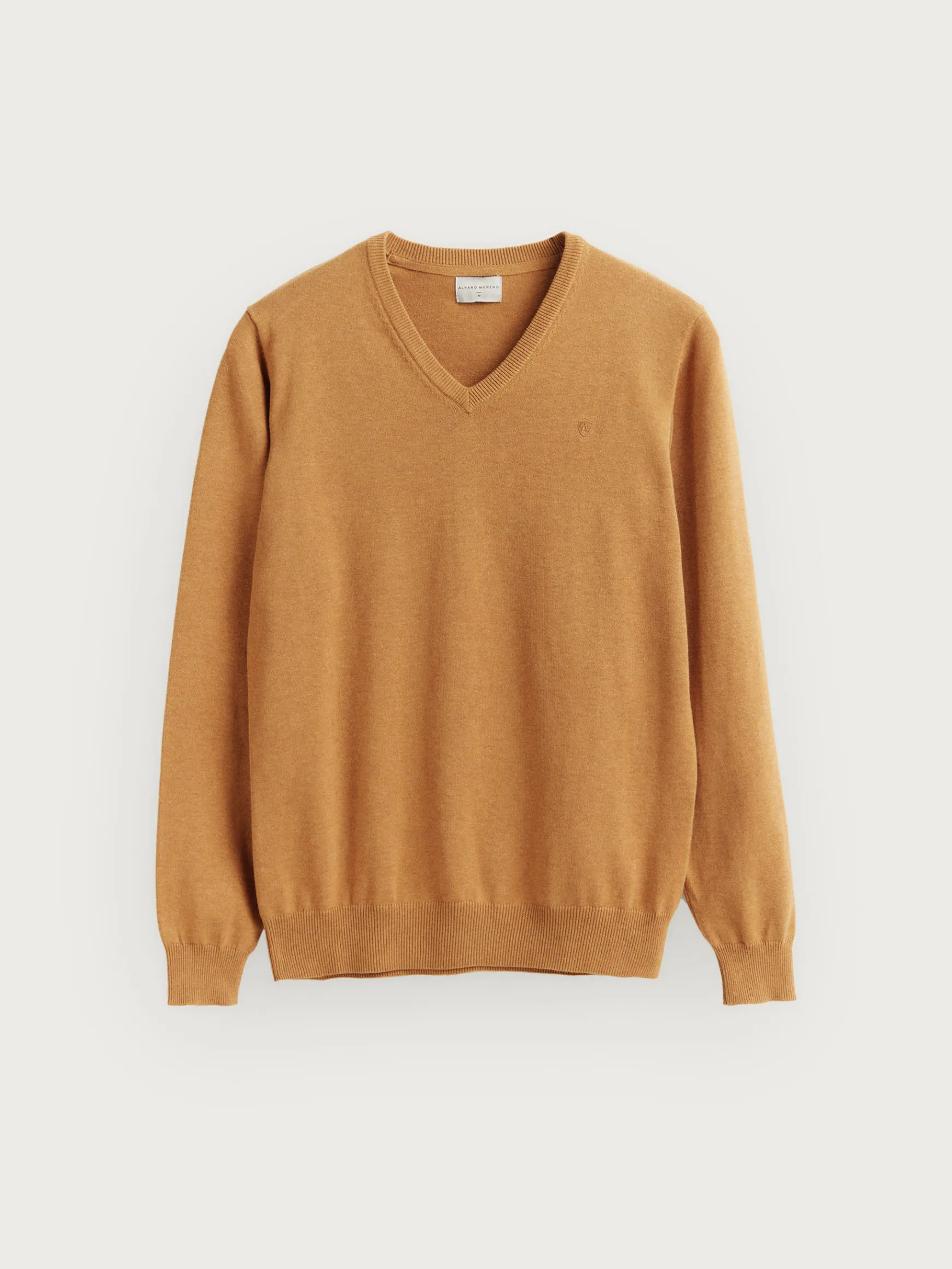 Alvaro Moreno Jerséis|JERSEY V-NECK TRENDY Mostaza