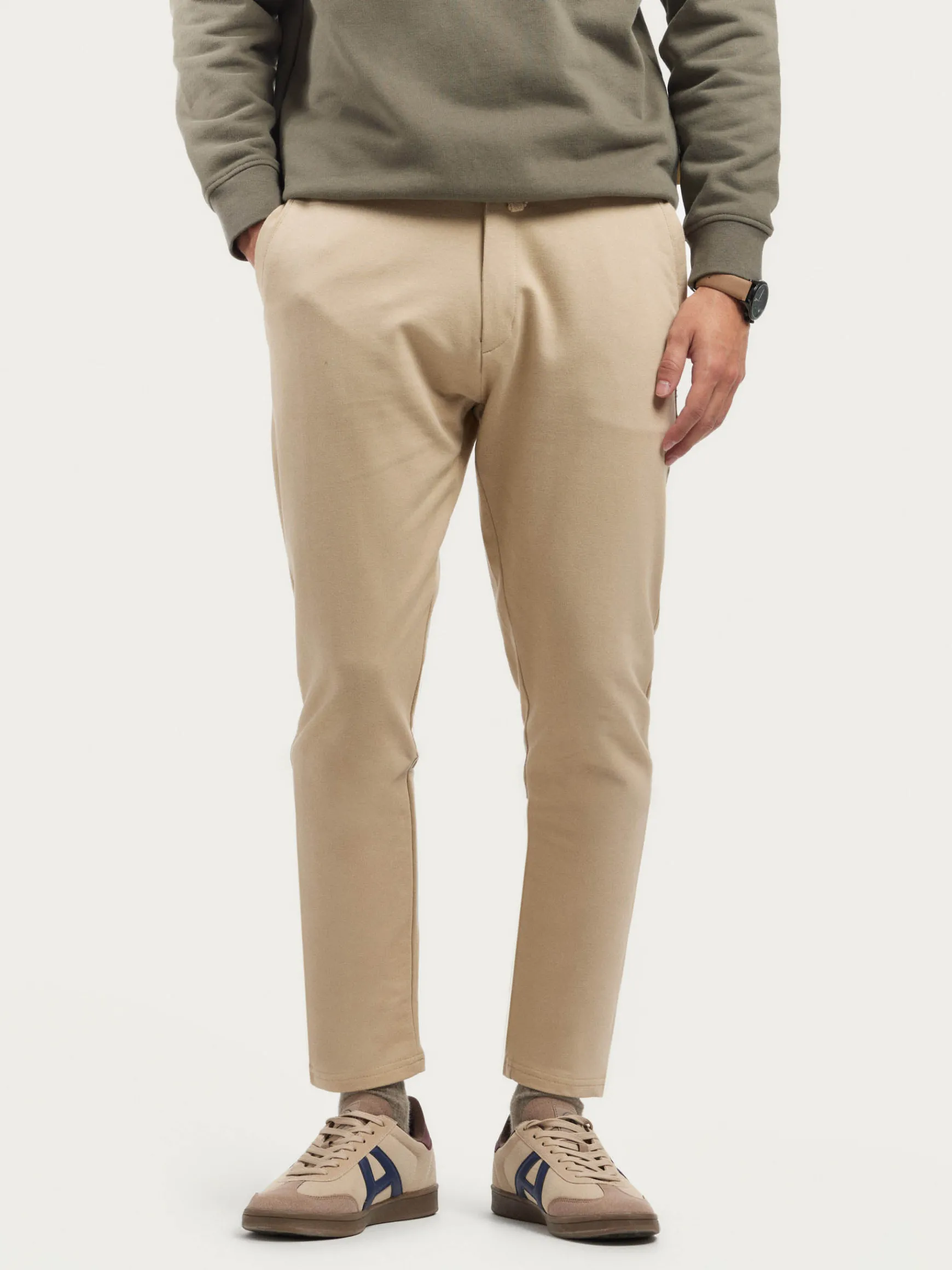 Alvaro Moreno Casual|JOGGER CHINO PUNTO Camel