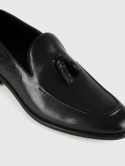 Alvaro Moreno Vestir|MOCASIN BORLAS Negro