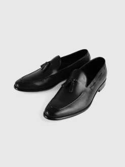 Alvaro Moreno Vestir|MOCASIN BORLAS Negro