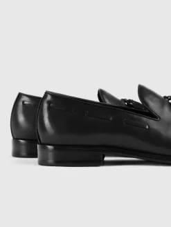Alvaro Moreno Vestir|MOCASIN BORLAS Negro